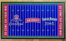 Crown Royal Whiskey Football Field Decorative Floor Mat Rug Limited Edition *NEW picture