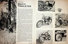 1963 Maico Trailster Motorcycle Trail Test - 2-Page Vintage Article picture