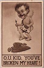 c1910s VALENTINE'S DAY Postcard Cupid / 