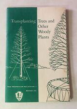 Vintage 1957 National Park Service Booklet Transplanting Trees And Woody Plants picture