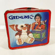 Vintage 1984 Gremlins Gizmo Metal Tin Lunch Box Aladdin - No Thermos picture
