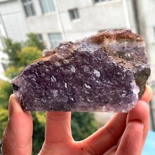 238G Rare Natural Fluorite Quartz Crystal Freeform Mineral Specimen Healing picture