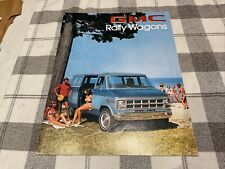 1978 GMC Rally Wagons Original Sales Brochure Folder picture