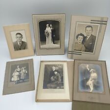 Lot of 6 Vintage Photographs Family/Wedding 5x7 - Lee Bros St. Paul, Cannon Fall picture