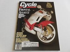 Cycle magazine April 1991 issue Bimota Tesi 1D, Suzuki Bandit 400, BMW K100RS picture
