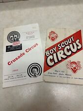 1950 & 1951 Joplin Missouri Boy Scout Circus Programs picture
