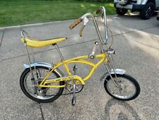 Schwinn Vintage stingray lemon peeler bicycle - 1969 original equipment & owner picture