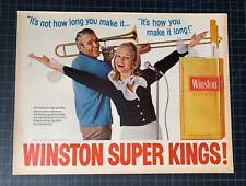 Vintage 1968 Winston Cigarettes Print Ad picture
