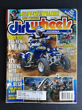Dirt Wheels Magazine April 2001 Kawasaki Prairie 650  FMF 400  Rubicon 500 IPC picture