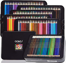 OOKU 120 Colored Pencils - Oil Based Pencils, Artist Multicolor  picture