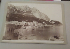 Capri Italy G. Sommer Cabinet Card Photo picture