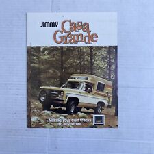 1976 1977 GMC Jimmy Casa Grande sales brochure 4 pg folder ORIGINAL literature picture
