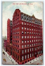 1910 New York Life Building Exterior St. Paul Minnesota Vintage Antique Postcard picture