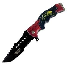 Defender-Xtreme Widow 8.5inFolding Knife Stainless Steel Sharp picture