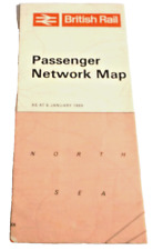 1969 BRITISH RAIL PASSENGER NETWORK MAP picture