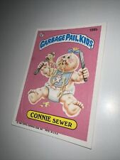 1986 Topps Garbage Pail Kids Card #198b CONNIE SEWER Original Series Vintage GPK picture
