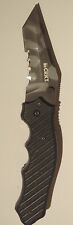 CRKT 1031TSN Crawford Triumph Tiger-Striped Deep Serrated Tanto Tactical Knife picture