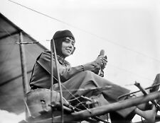 1911 Photo-Helene Dutrieu First Woman to carry Passengers and to Fly a Seaplane picture