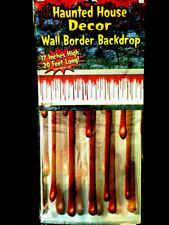 Horror BLOODY BORDER Scene Wall Trim Halloween Party Decoration Prop-20ft x1.5ft picture
