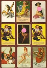 18 Vintage Gil Elvgren Advertising Pinup Playing Cards Mint NMint 1940s-60s Sexy picture