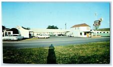 c1950's Chief Motel Cars Roadside Ardmore Oklahoma OK Unposted Vintage Postcard picture