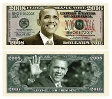 ✅ President Barack Obama 50 Pack Collectible Novelty 1 Million Dollar Bills ✅ picture