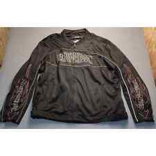 Harley-Davidson Black Mesh Armor Jacket Size 4X Summer Riding Gear Airflow  picture