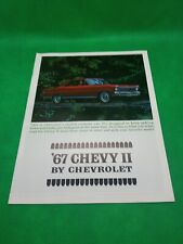 1967 Chevrolet Chevy II Nova Sales Brochure 67 Super Sport Fc3  picture