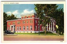 Y.M.C.A. Augusta Maine ME Old Classic Car Street View Unposted Postcard picture