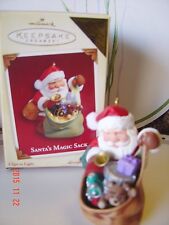 NEW Hallmark Ornament SANTA'S Magic SACK 2005 Keepsake Collector's CLUB MIB Clip picture