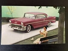 1956 Chevrolet “TWO-TON” SPORTS SEDAN Car Dealership Advertising Postcard picture