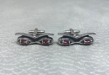 1959 Chevy Chevrolet Impala Cat Eye Rear Bumper Taillight Cuff Links picture
