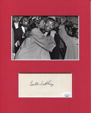 Coretta Scott King Civil Rights Signed Autograph Display Photo W MLK JSA COA picture