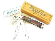 Vtg 2002 Remington R295T Apprentice Trapper Faux Tortoise Folding Pocket Knife picture