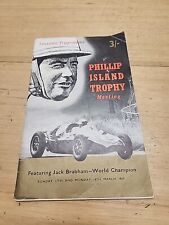  Rare vintage Phillip Island Race Programme 1969 Jack  Brabham   F1 picture