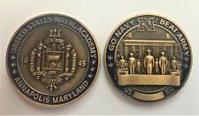 Naval Academy USNA Brass Challenge Coin Annapolis Midshipman picture