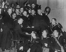 Dickie Henderson entertains the men of the Royal Navy OLD PHOTO picture