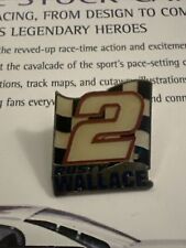 Rusty Wallace #2 NASCAR Racing Race Car Driver Mini Enamel Lapel Hat Pin picture