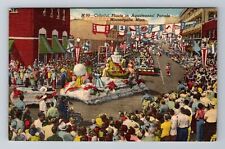 Minneapolis MN-Minnesota, Aquatennial Parade Floats, Antique Vintage Postcard picture