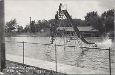 RPPC Postcard Swimming Pool Red Oak Iowa 1955 picture