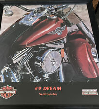 Harley  Davidson #9 Dream Scott Jacobs 32.5x26.5 Framed  picture