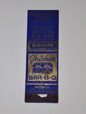 Vtg Matchbook Cover Barbecue Heaven Louisville Kentucky picture
