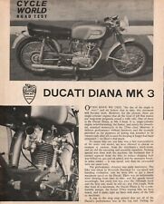 1963 Ducati Diana Mk 3 - 4-Page Vintage Motorcycle Road Test Article picture