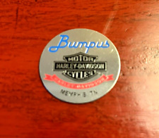 Harley Davidson Sticker Decal Bumpus Memphis TN Motorcycle Silver Blue Red picture