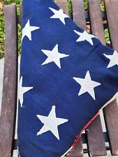 1912 Vintage Antique  Tea Stained 48 Star American Flag 54