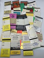 Vintage 1960’s Advertising Matchbook Covers Lot Of 112 picture