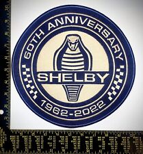 Ford Shelby Patch 60TH Anniversary 1962 to 2022 Racing Iron or Sew On HiQuality picture