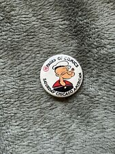 🔥 1930's Pages Of Comics POPEYE Saturday Chicago American Pin Pinback Greenduck picture