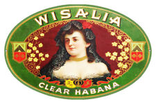Wisalia Habana Reproduction Cigar Metal Sign 11x18 Oval picture