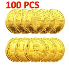 100PCS Commemorative Coin Make America Great Again President Donald Trump EAGLE picture